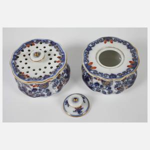 Meissen Schreibset "Indisches Vogelmodell"