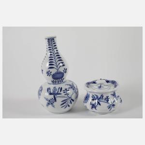 Meissen Konvolut Blaumalerei