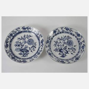 Meissen zwei Schalen "Zwiebelmuster"