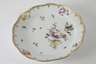 Meissen zwei Schalen und Platte Blumenmalerei