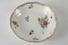 Meissen zwei Schalen und Platte Blumenmalerei
