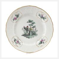 Meissen Zierteller "Figurenmalerei nach Watteau"111