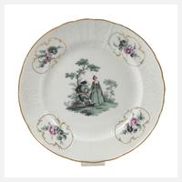 Meissen Zierteller "Figurenmalerei nach Watteau"111