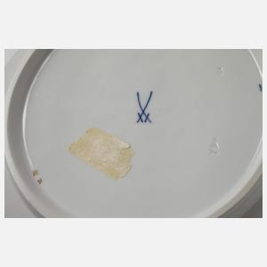 Meissen Prunkschale Blumenrelief