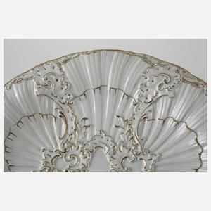 Meissen Prunkteller Muschelrelief