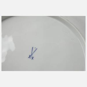 Meissen Prunkteller Muschelrelief