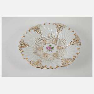 Meissen Prunkschale "Rote Rose"
