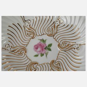 Meissen Prunkschale "Rote Rose"