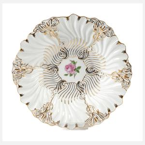 Meissen Prunkschale "Rote Rose"