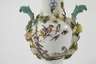 Meissen kleine Henkelvase Vogelmalerei