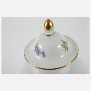 Meissen Deckelvase "Blumenbukett"