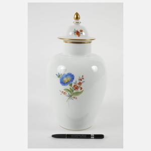 Meissen Deckelvase "Blumenbukett"