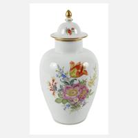 Meissen Deckelvase "Blumenbukett"111
