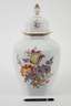 Meissen große Deckelvase "Blumenbukett"