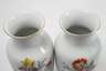 Meissen Paar große Balustervasen "Blumenbukett"