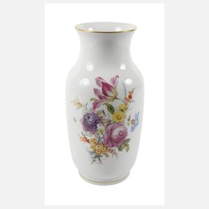 Meissen große Balustervase "Blumenbukett"