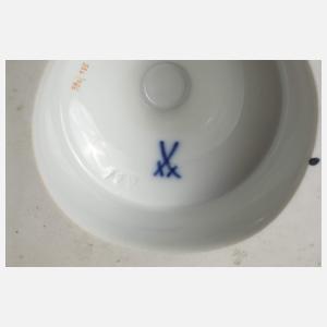 Meissen Vase und Durchbruchschale "Blume 2"