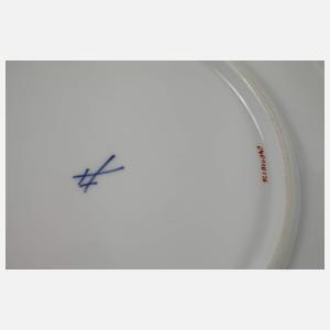 Meissen Vase und Durchbruchschale "Blume 2"