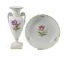 Meissen Vase und Durchbruchschale "Blume 2"