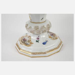 Meissen Etagere Blumen- und Watteaumalerei