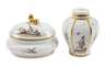 Meissen zwei Deckeldosen "Höroldt-Chinoiserie"