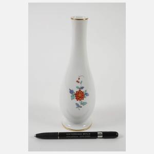 Meissen drei Vasen "Indische Kranichmalerei"