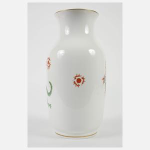 Meissen große Balustervase "Grüner Mingdrache"