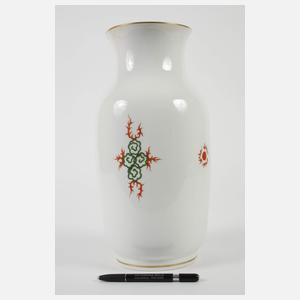 Meissen große Balustervase "Grüner Mingdrache"