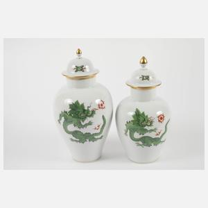 Meissen Konvolut "Grüner Mingdrache"