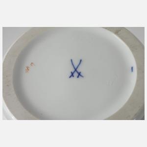 Meissen große Flötenvase "Grüner Mingdrache"