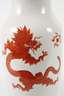 Meissen große Vase "Roter Mingdrache"