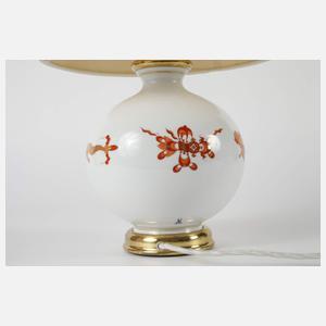 Meissen Tischlampe "Reicher roter Drache"