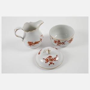 Meissen Kaffeeservice "Reicher roter Drache"