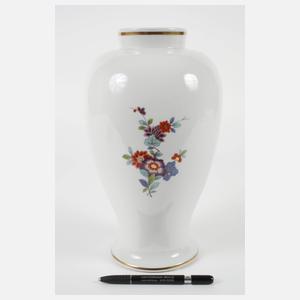 Meissen große Deckelvase "Indischmalerei"