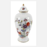 Meissen große Deckelvase "Indischmalerei"111