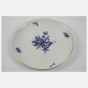 Meissen zwei Teile "Blaue Blume/Goldgräser"