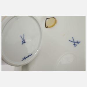 Meissen zwei Teile "Blaue Blume/Goldgräser"