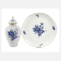 Meissen zwei Teile "Blaue Blume/Goldgräser"111