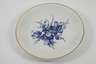 Meissen drei große Zierteile "Blaue Blume/Gold"