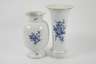 Meissen drei große Zierteile "Blaue Blume/Gold"