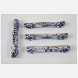 Meissen Set Messerbänkchen "Zwiebelmuster/Gold"