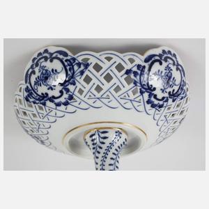 Meissen drei Durchbruchteile "Zwiebelmuster/Gold"