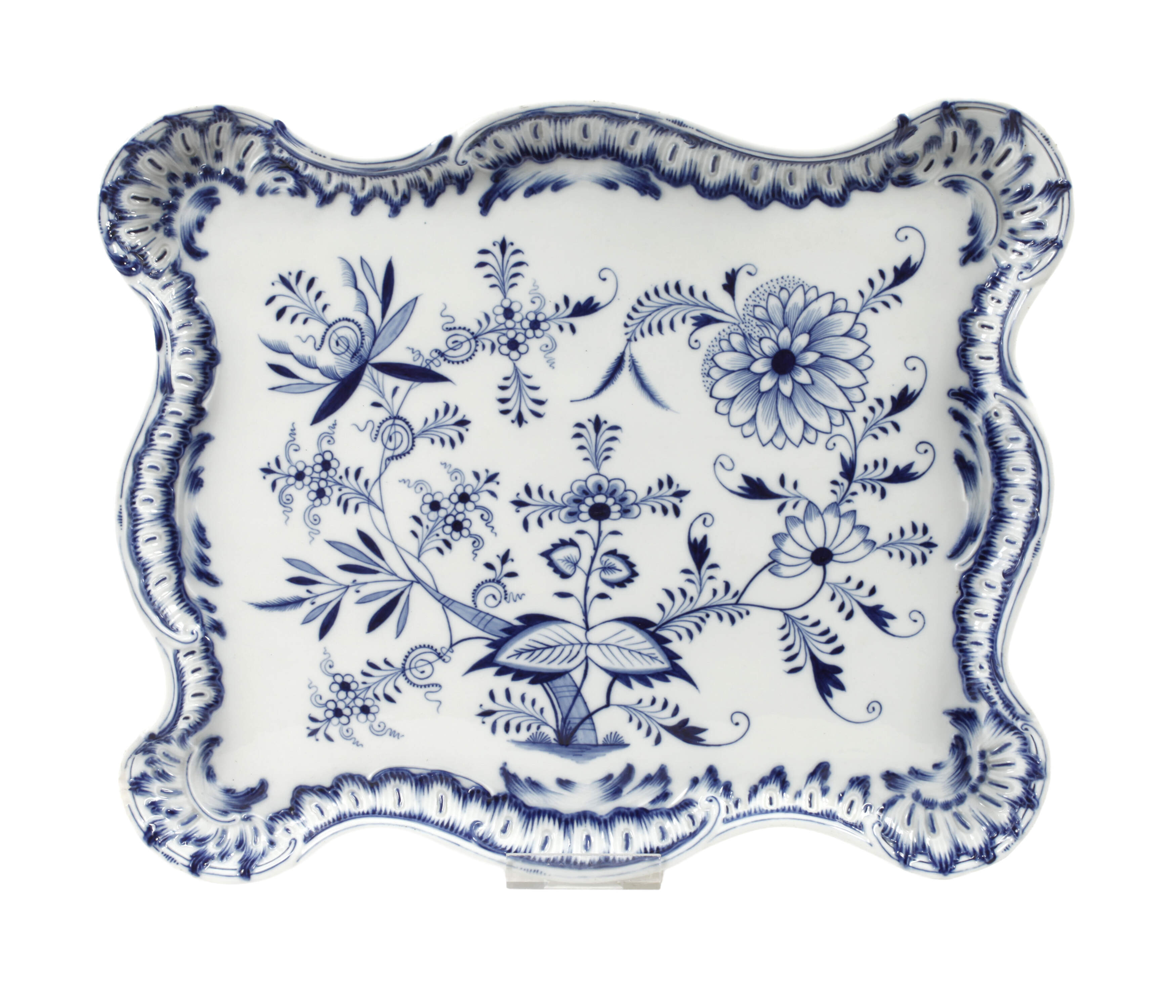 Meissen großes Tablett "Zwiebelmuster"