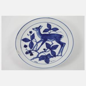 Meissen drei Wandteller Tiermotive