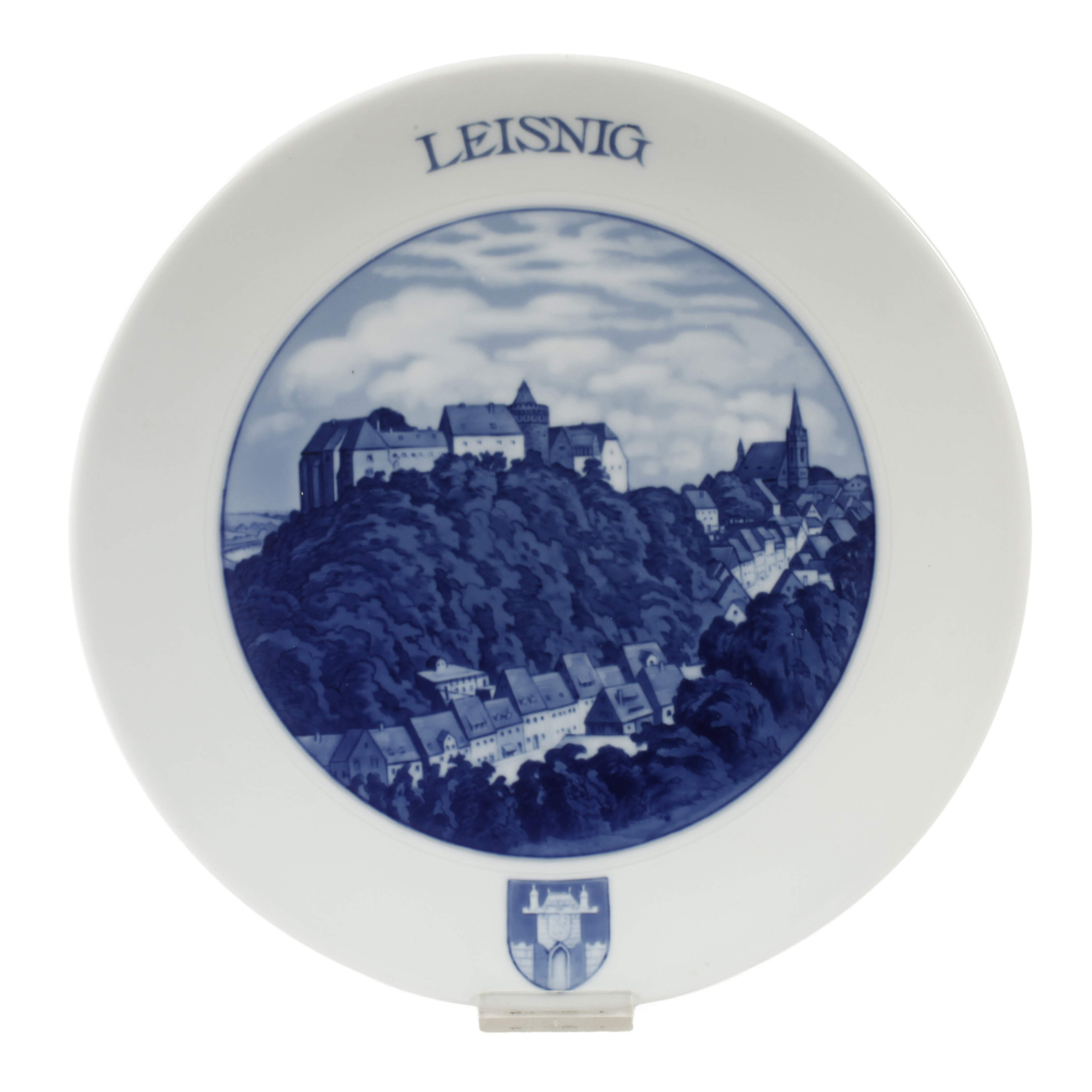 Meissen Ansichtenteller "Leisnig"