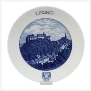 Meissen Ansichtenteller "Leisnig"