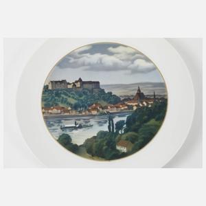 Meissen Ansichtenteller "Pirna"