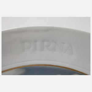 Meissen Ansichtenteller "Pirna"