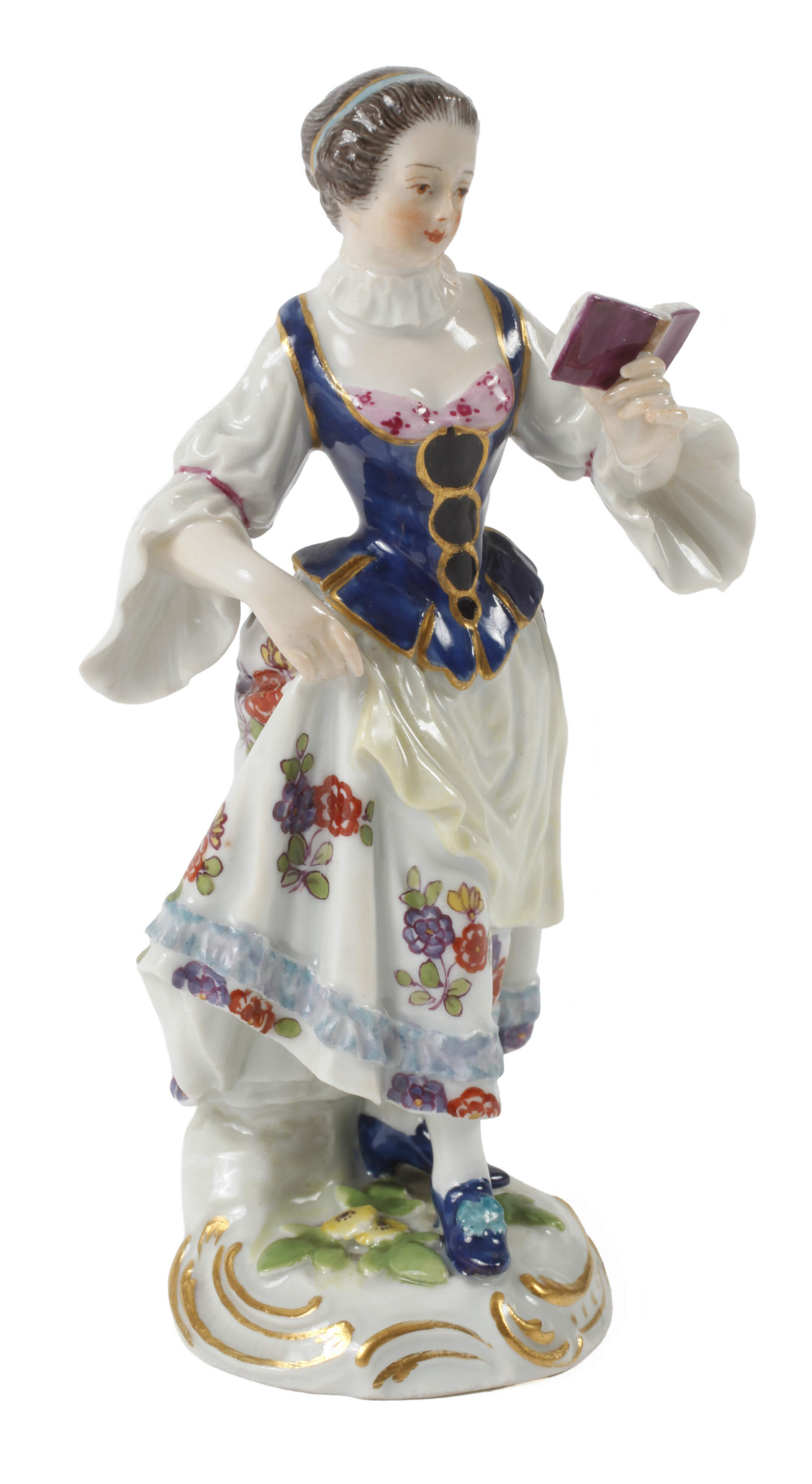 Meissen "Sängerin" aus der "Galanten Kapelle"