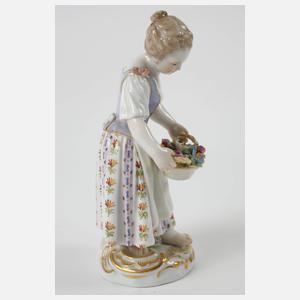 Meissen "Gärtnerkind mit Blumenkorb"